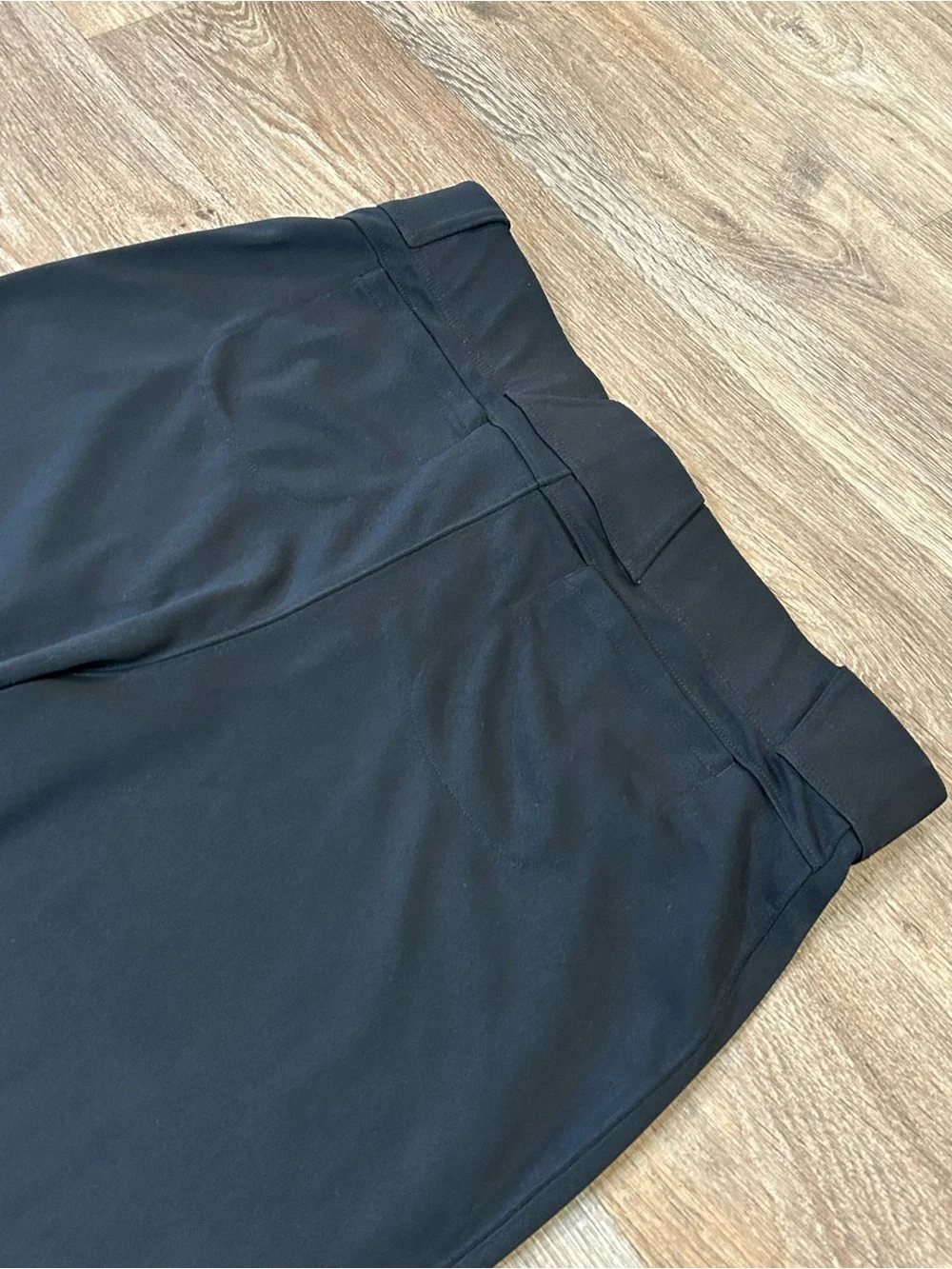Nike Womens Black Softball Pants with White Swoosh - Size Large